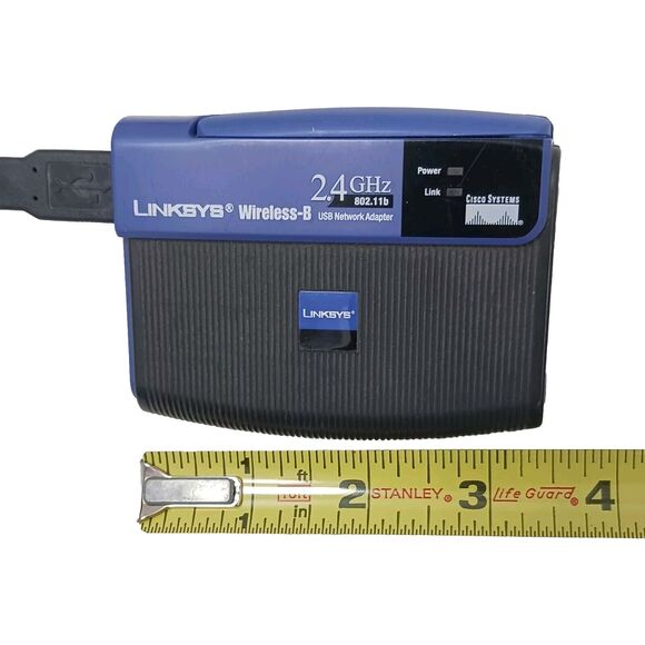 Linksys Wireless B USB Network Adapter 2.4 GHz 802.11g Retro Untested - Picture 6 of 7